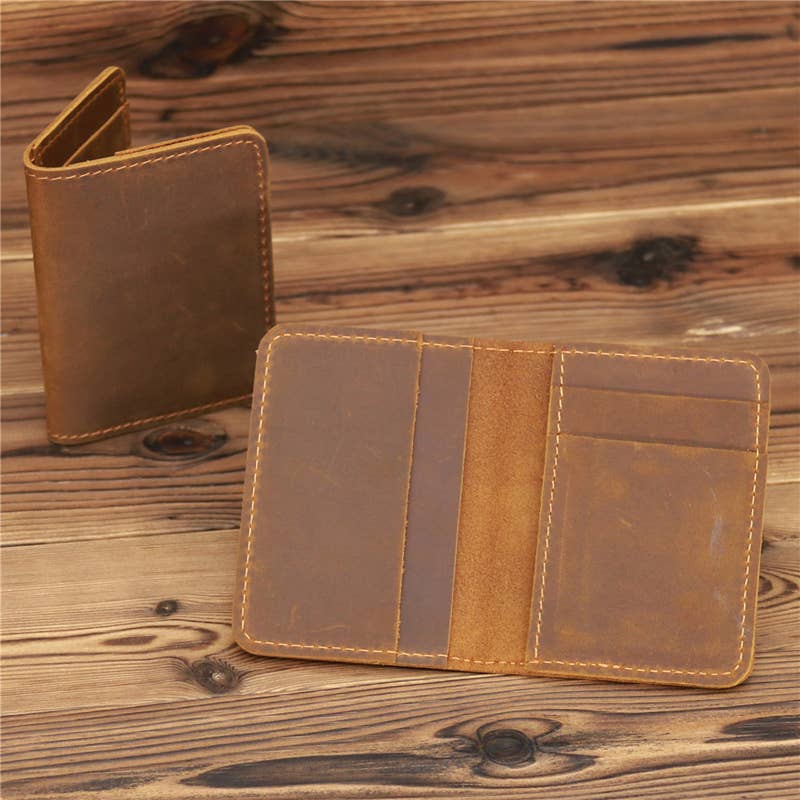 Genuine Leather Wallet, Handmade Wallet