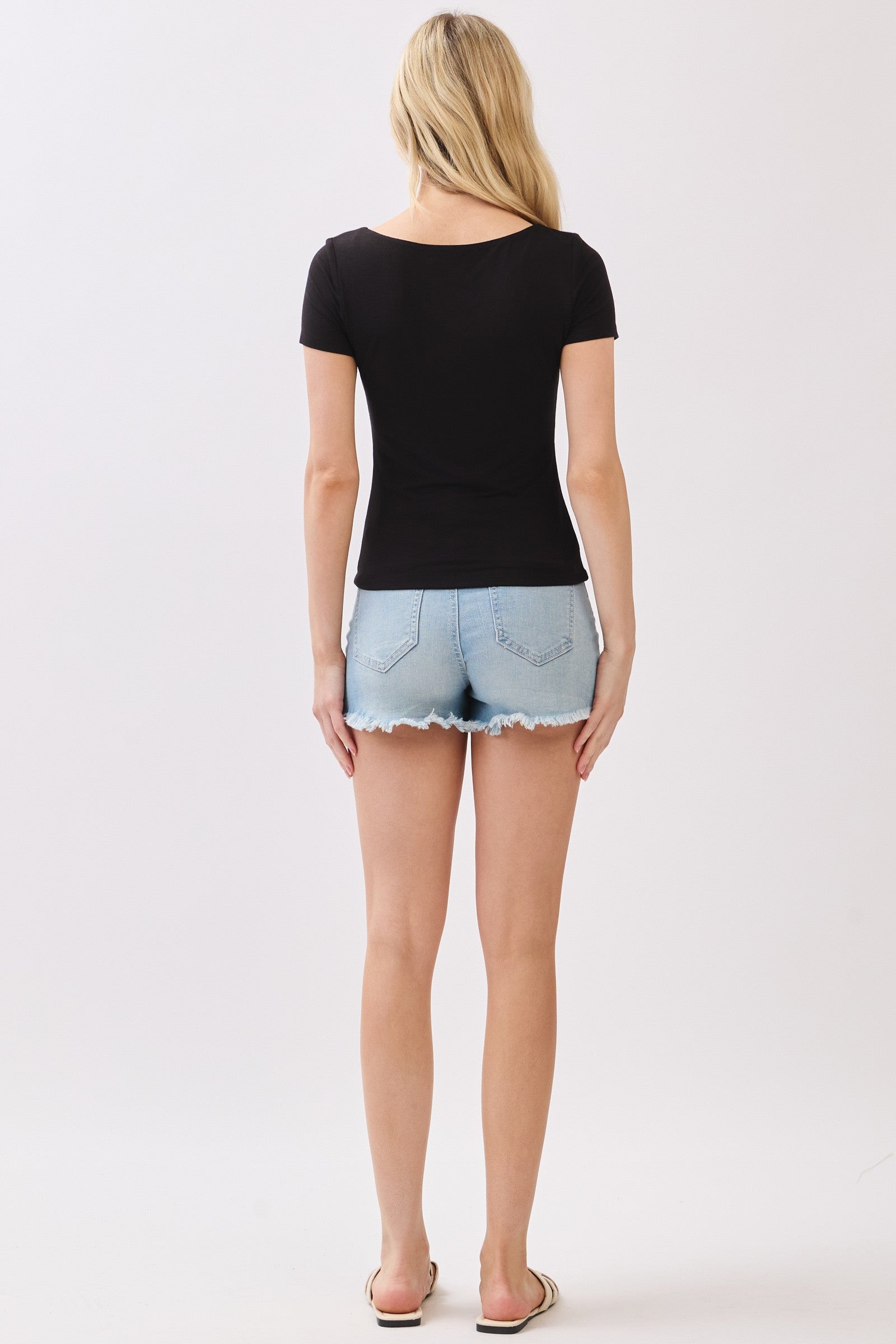 Short Sleeve Basic Top