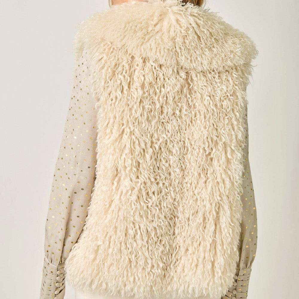 Shaggy Faux Fur Vest