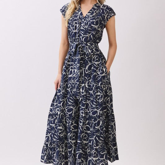 Sleeveless Tiered Maxi Dress