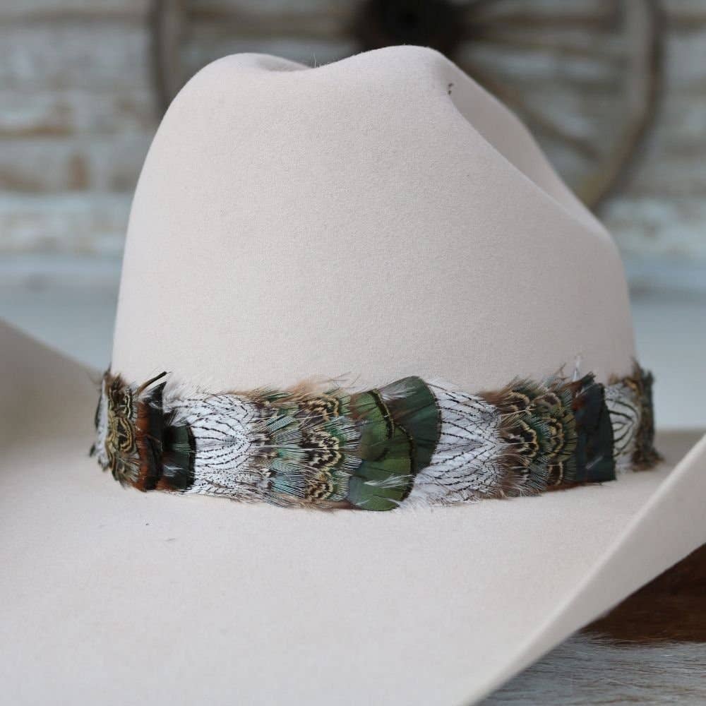 Western Feather Hat Band - Sonora