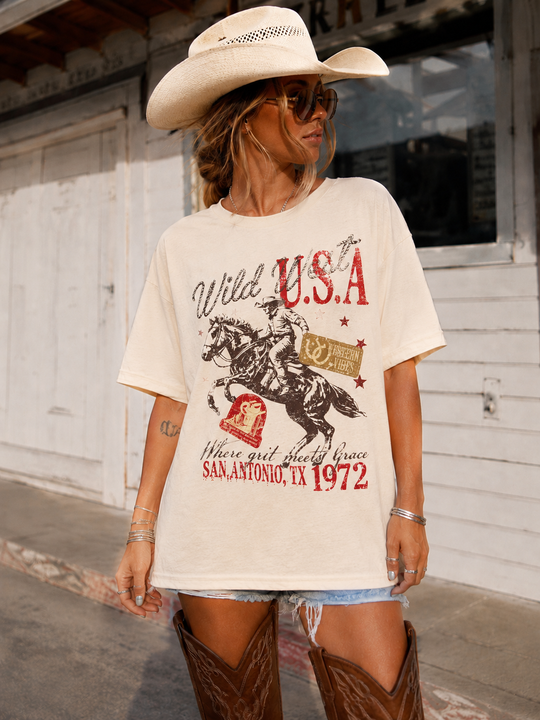 Wild West USA Cowboy T-Shirt