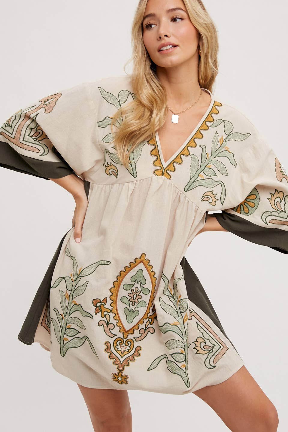 SageBrush Dream Boho Maxi Dress