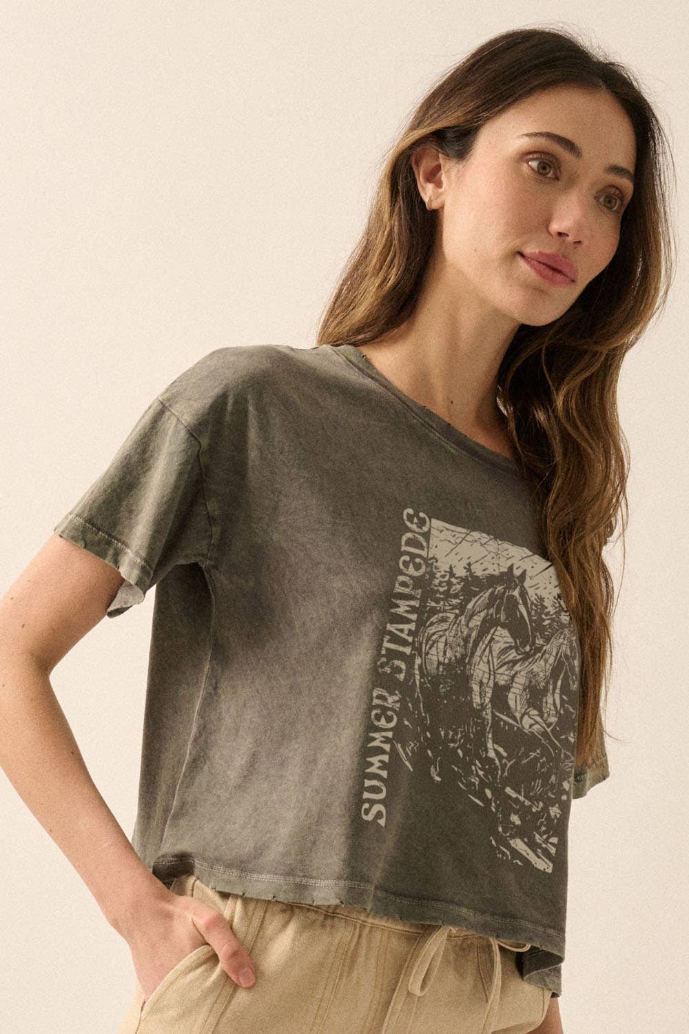 Summer Stampede Mineral Wash Graphic Tee