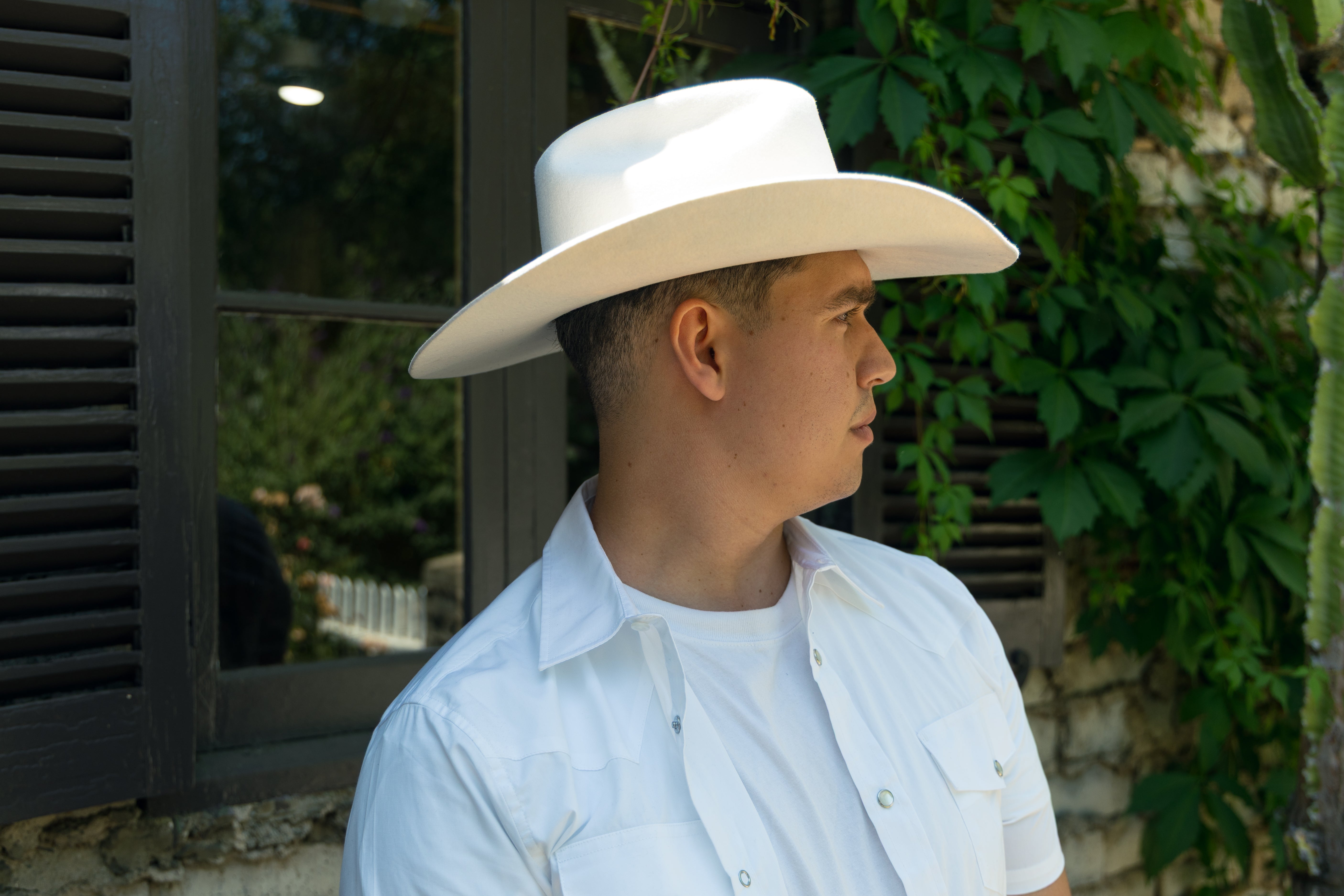 Cattleman Cowboy Men's Hat - White