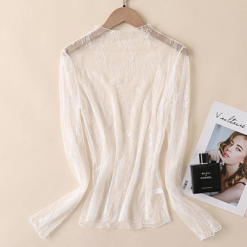 Lace Mesh Tops