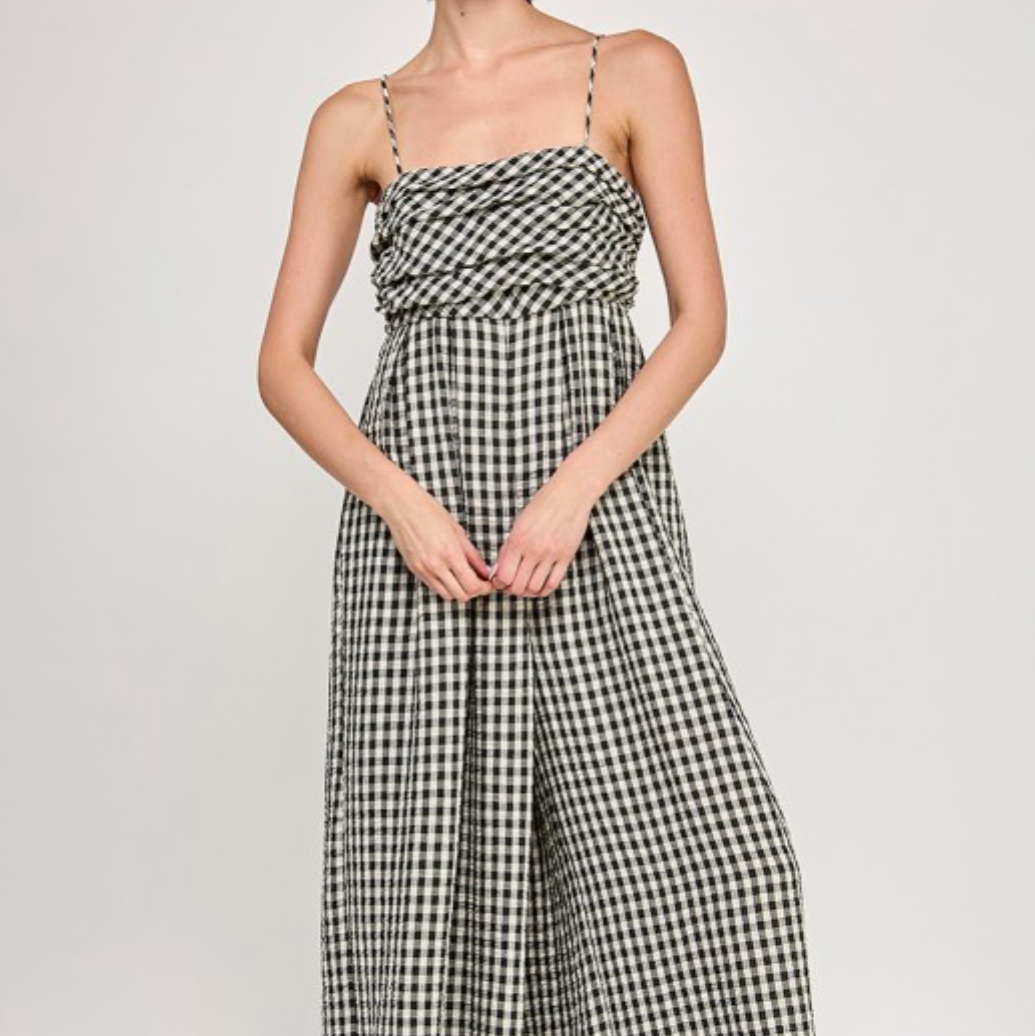 Coastal Gingham One-Piece