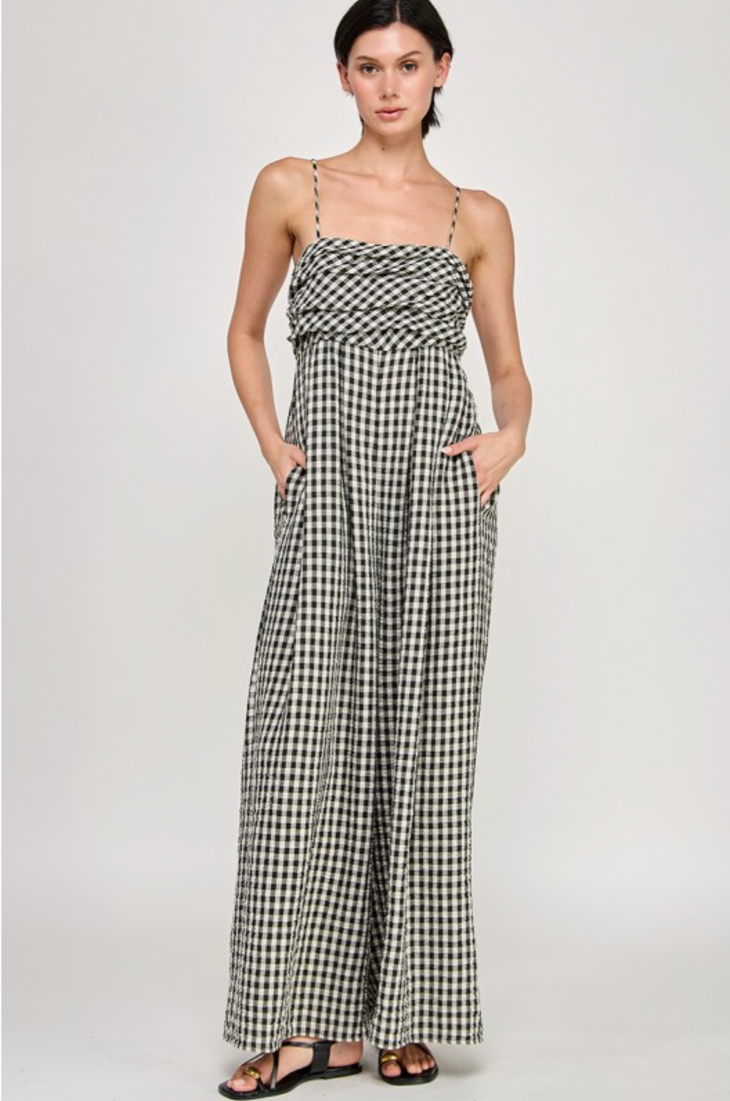 Coastal Gingham One-Piece