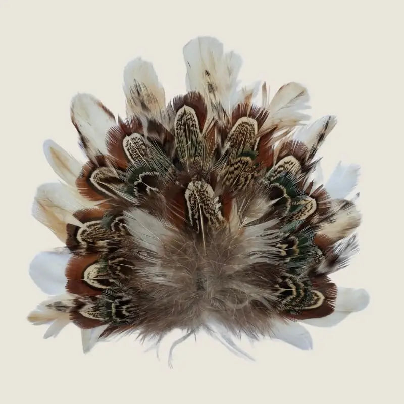 Natural Feather Crest - Hat Customization Accessory