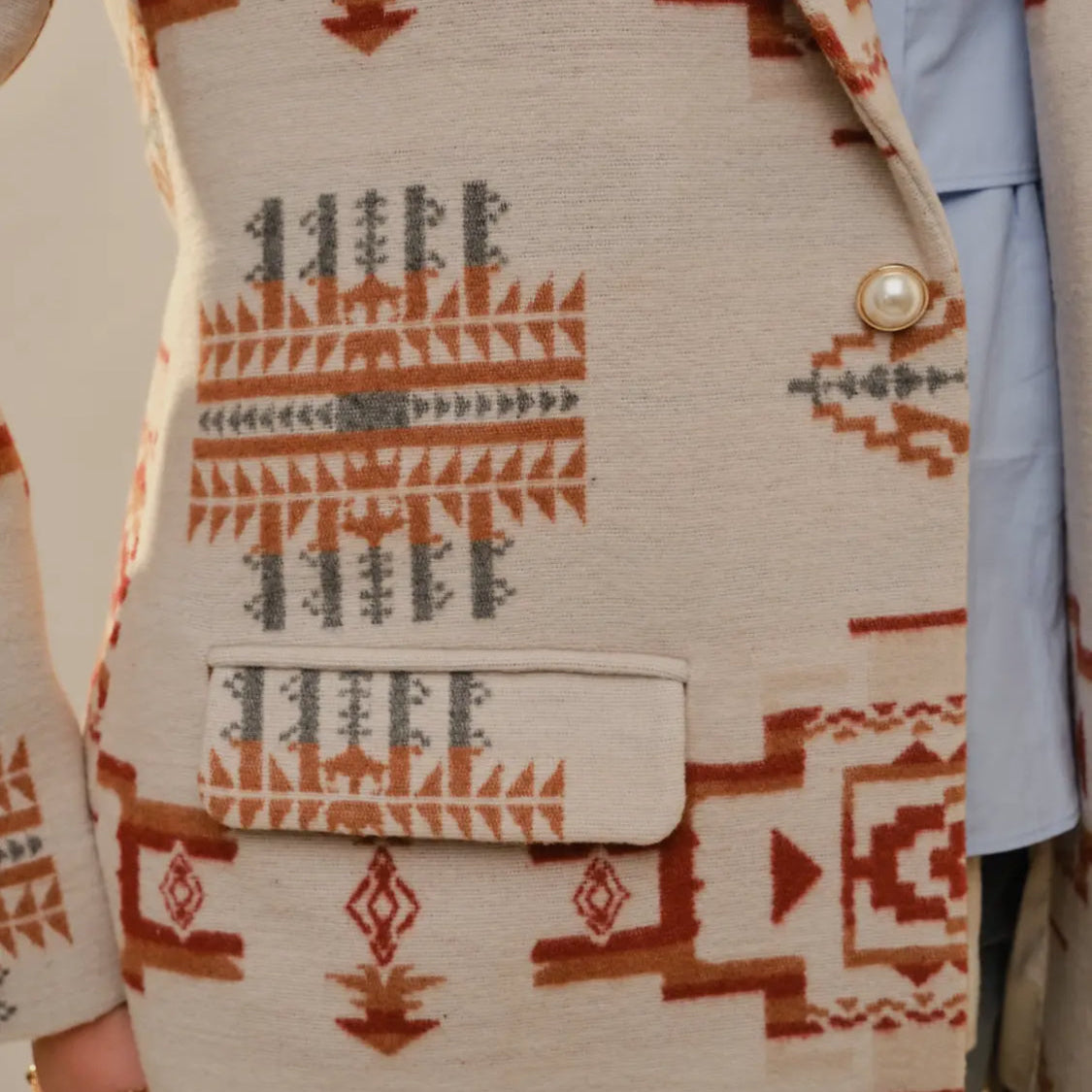 Aztec Jacquard Blazer