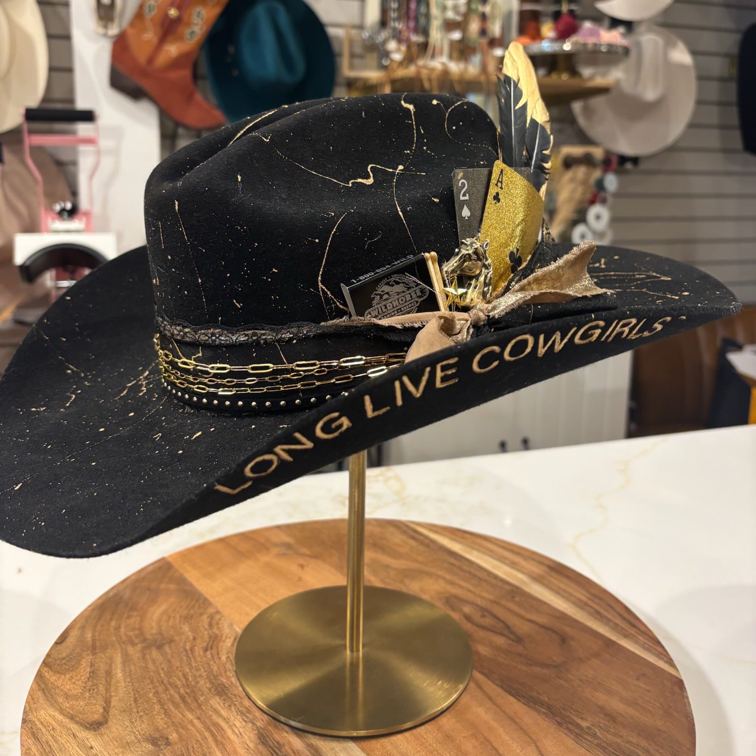 Gold Flecked Cowboy hat