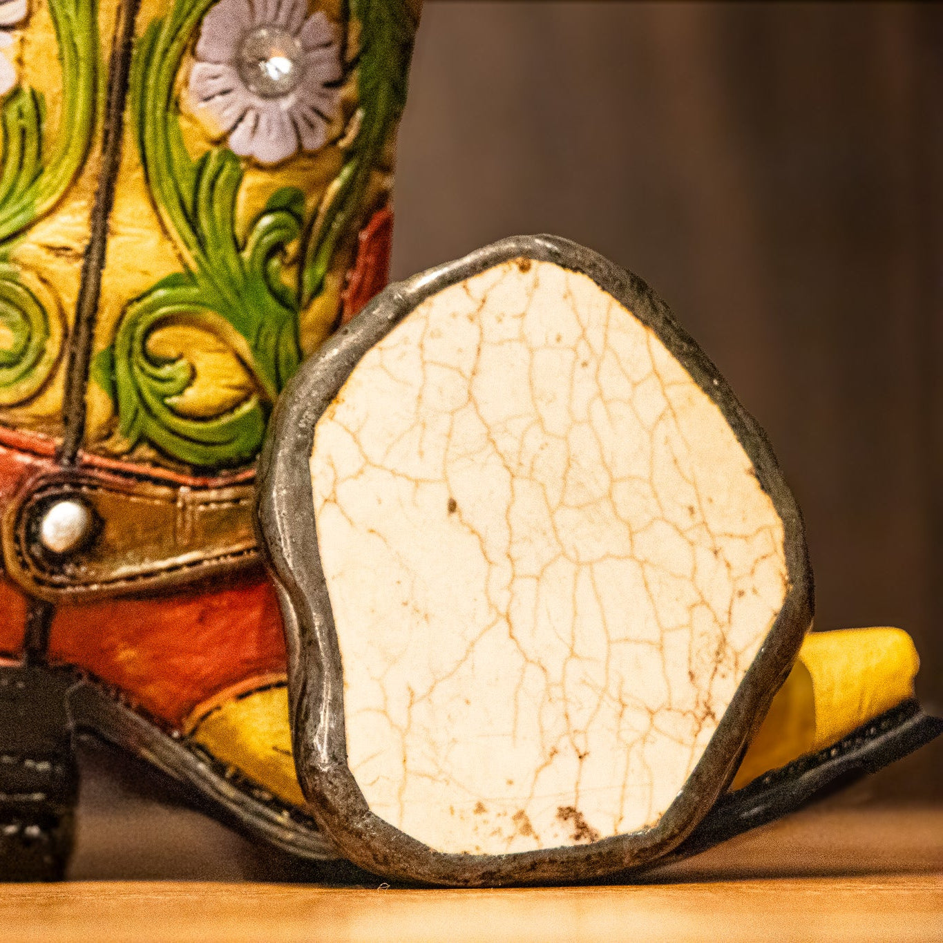 White Buffalo Turquoise Color Soldered Hat Pin Hat Bar