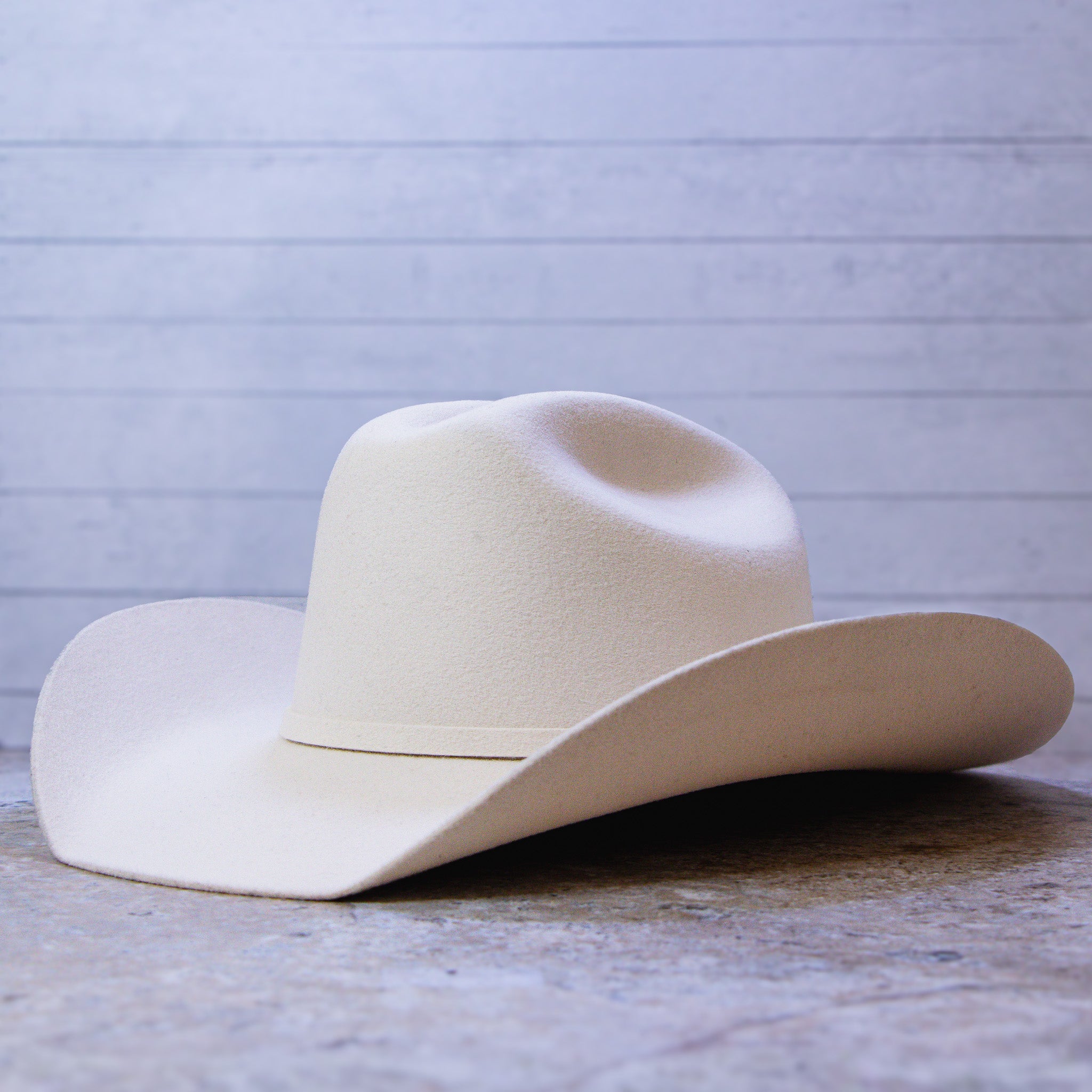 Premium Wool Cattleman Country Hat - Ivory