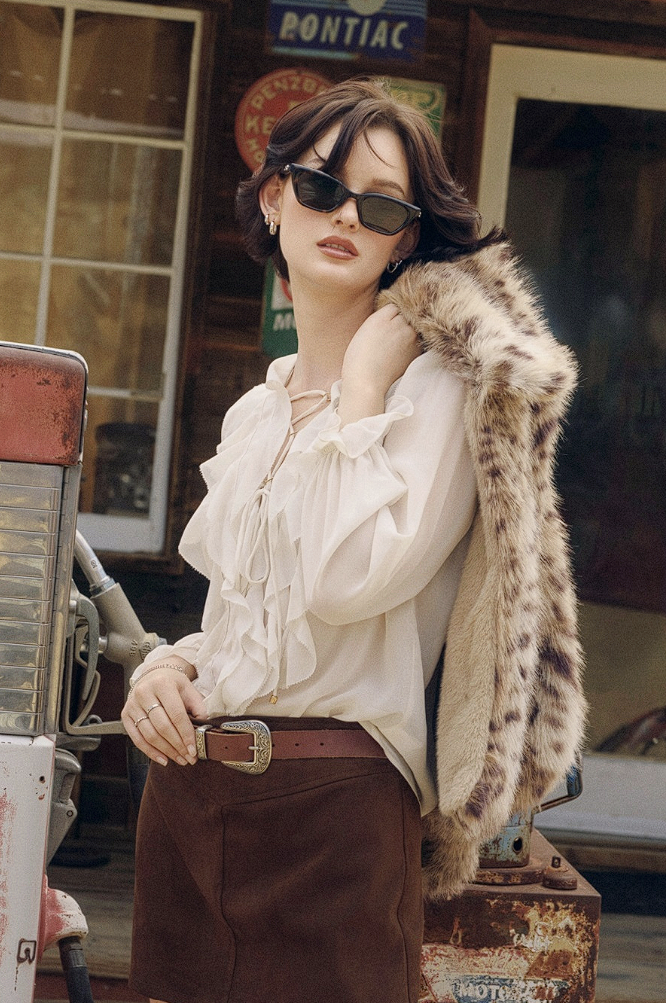 Wanderroot Faux Fur Vest