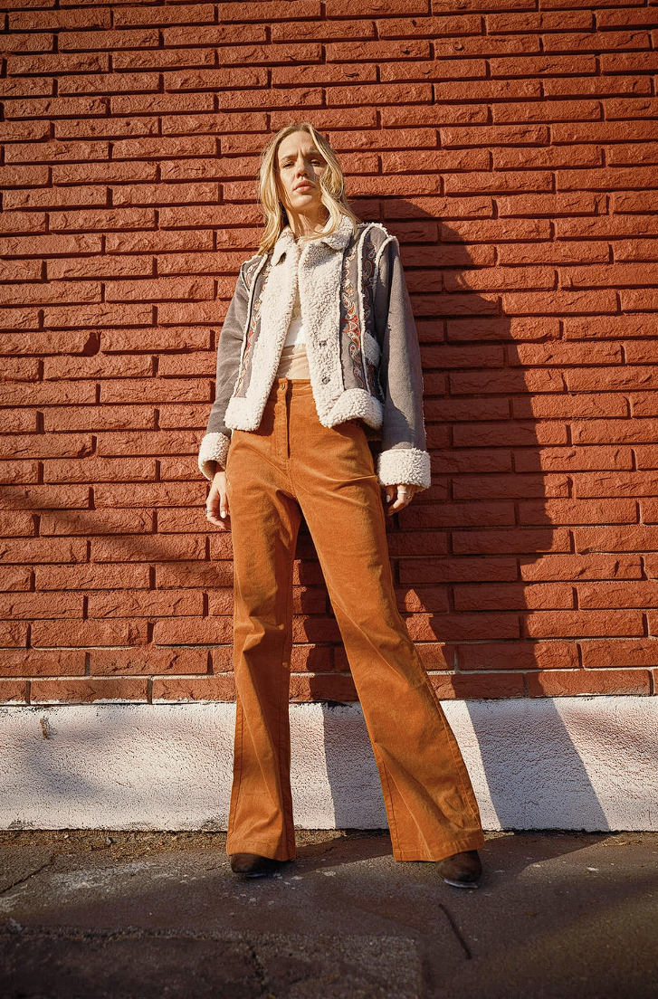 Studded Pocket Corduroy Pants