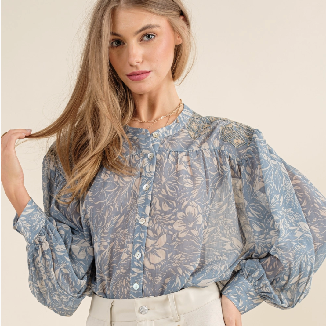 Moonlit Garden Blouse