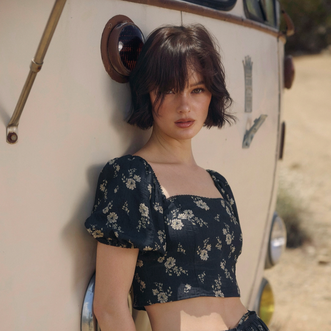 Moonlight Floral Top (set)