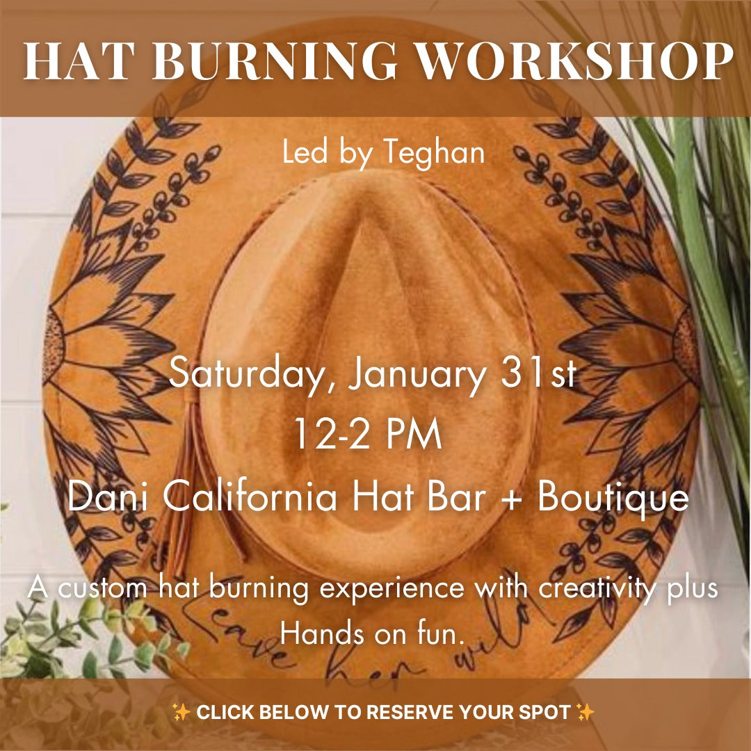 🔥 HAT BURNING WORKSHOP 🔥