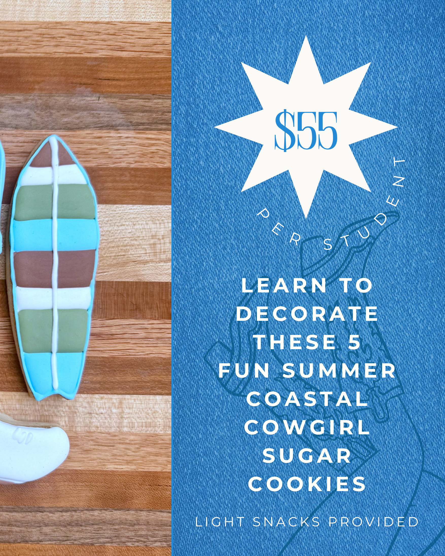 Coastal Cowgirl Cookie Workshop