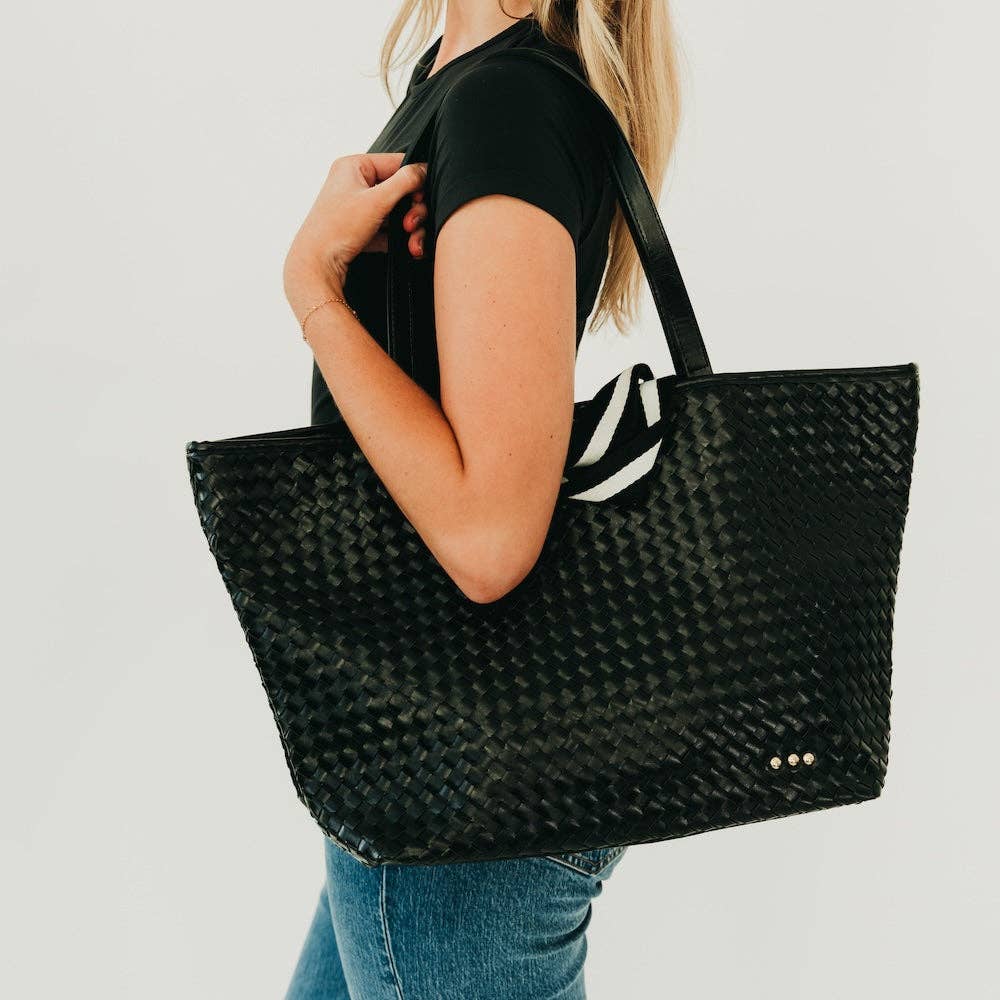 Woven Tiffany Organized Tote Bag