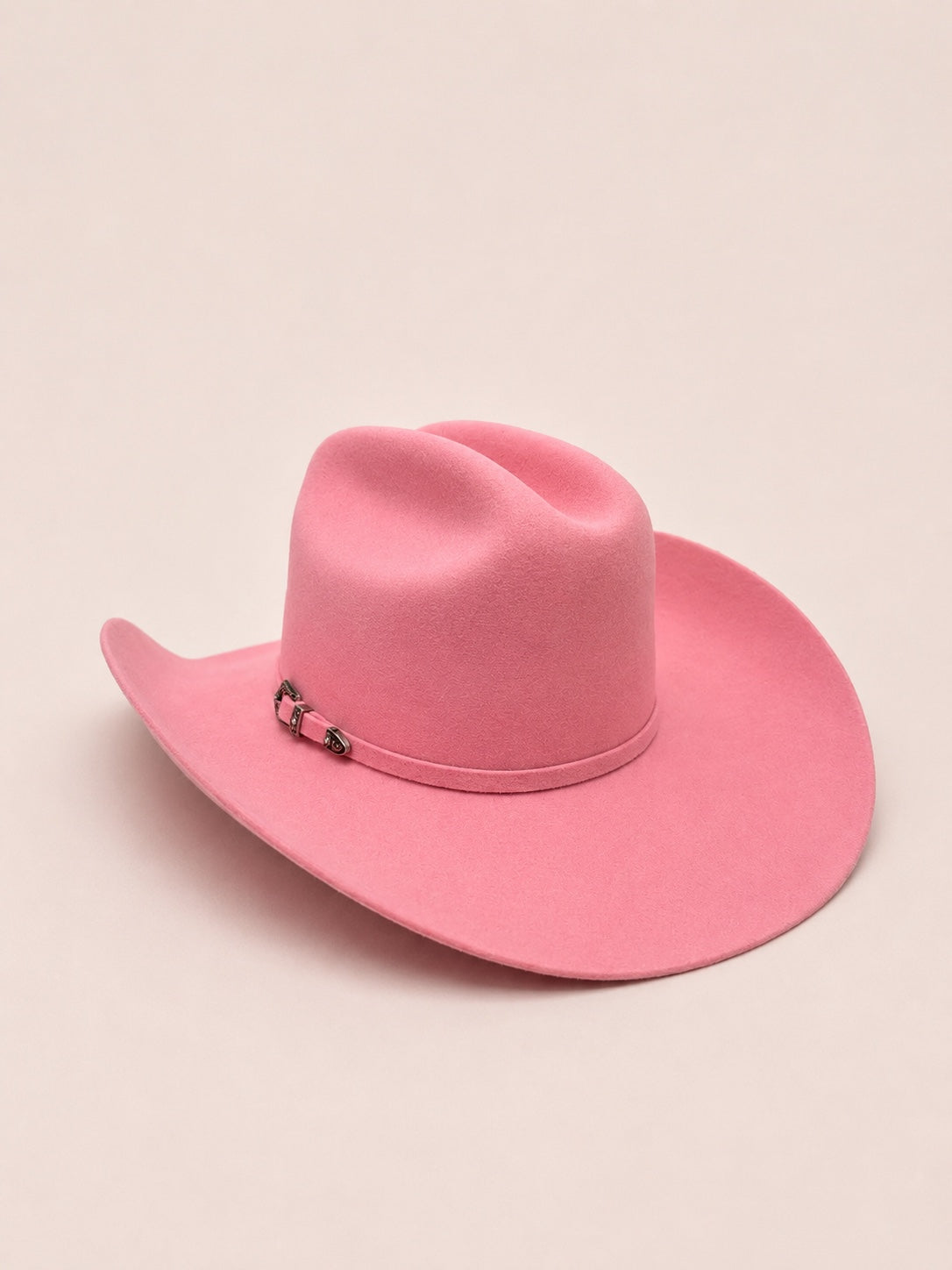 Premium Wool Cattleman Cowboy Hat - Bubble Gum Pink