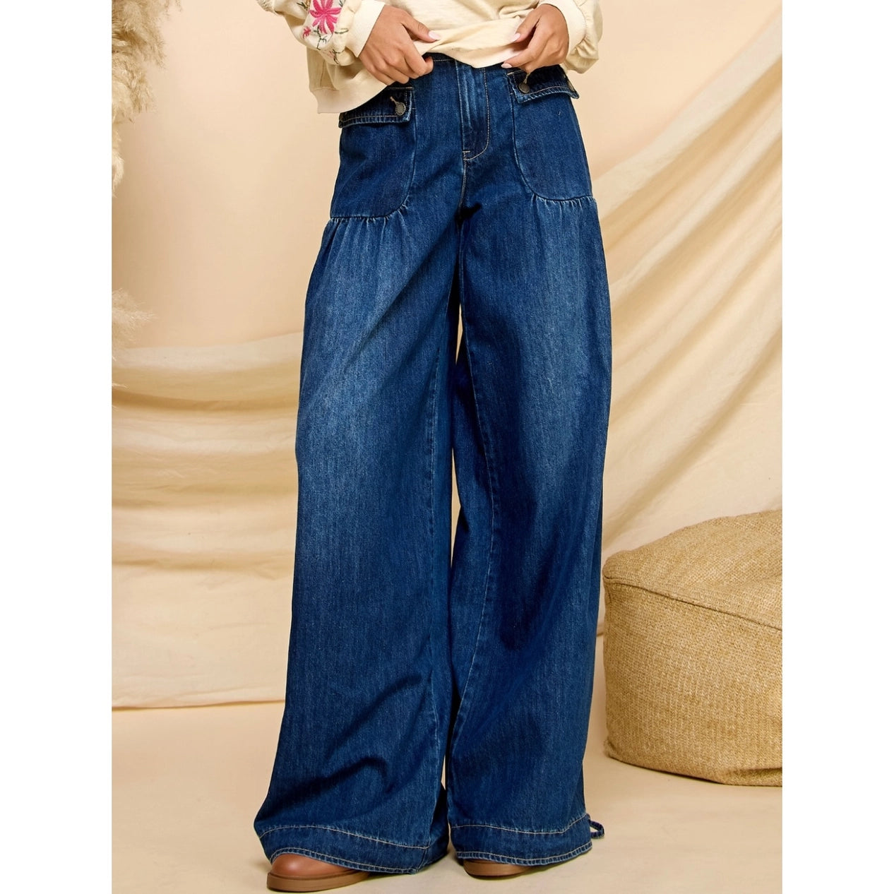 Dusty Trail Drawstring Denim