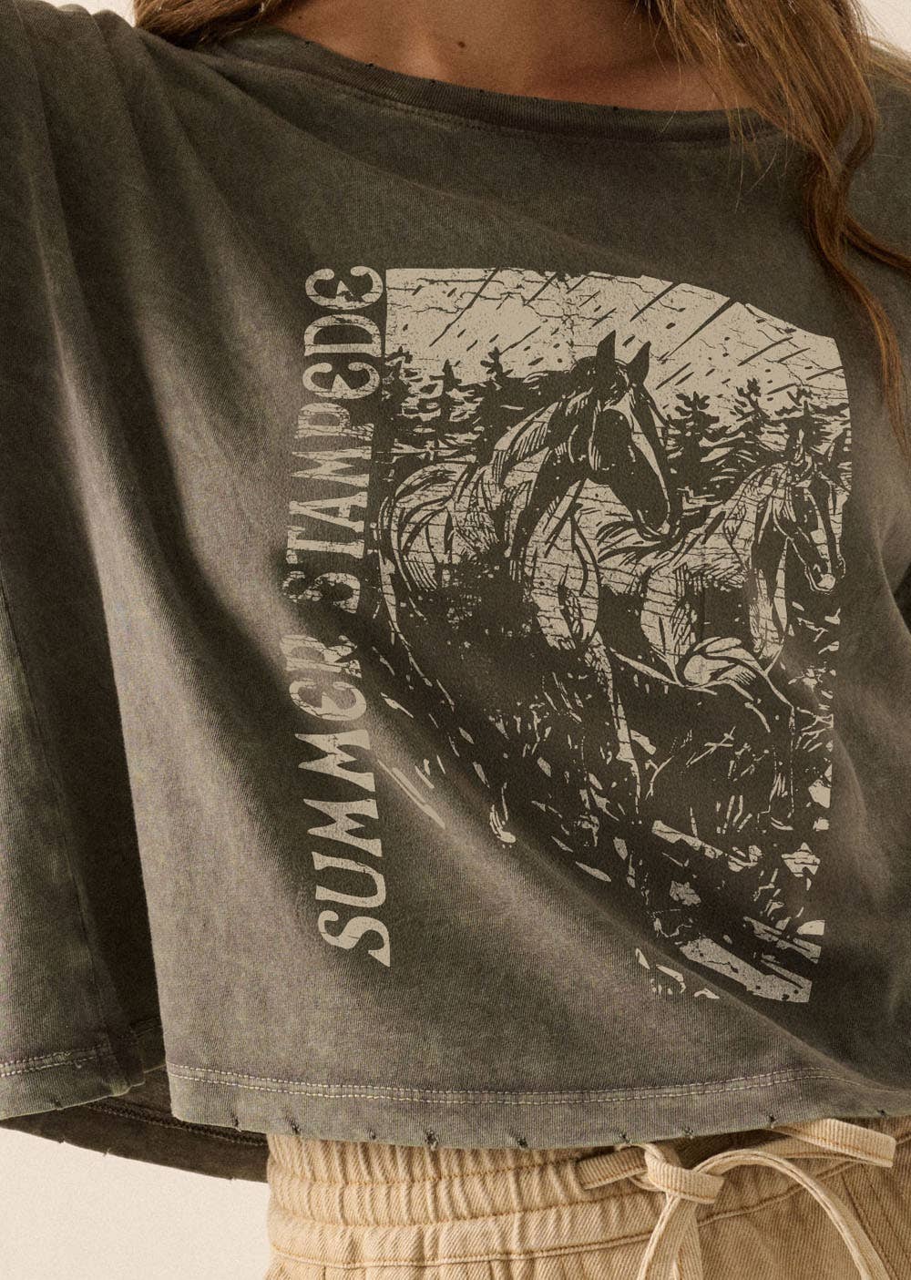Summer Stampede Mineral Wash Graphic Tee
