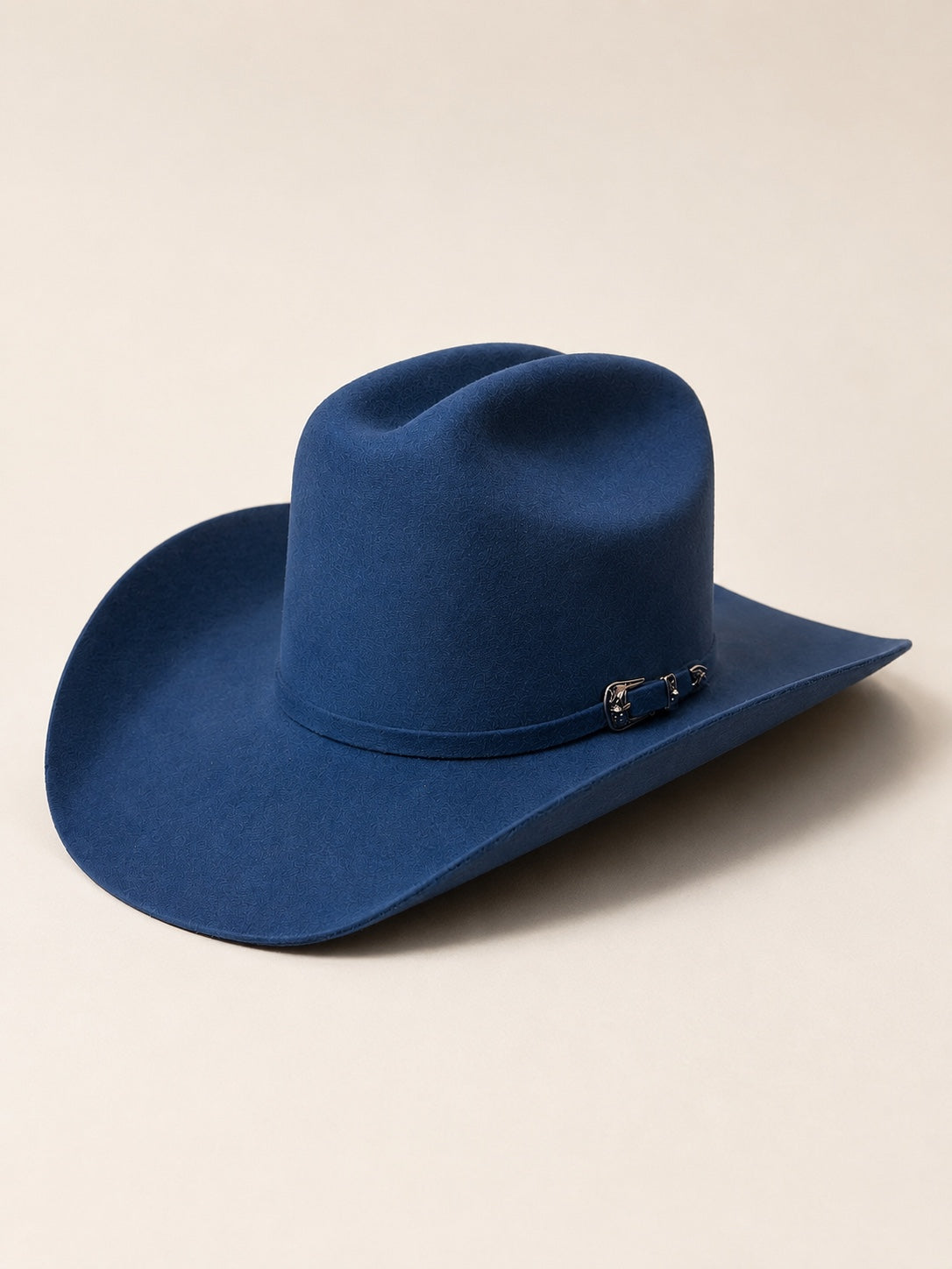 Premium Wool Cattleman Cowboy Hat - Coastal Blue