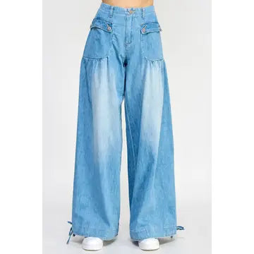 Dusty Trail Drawstring Denim