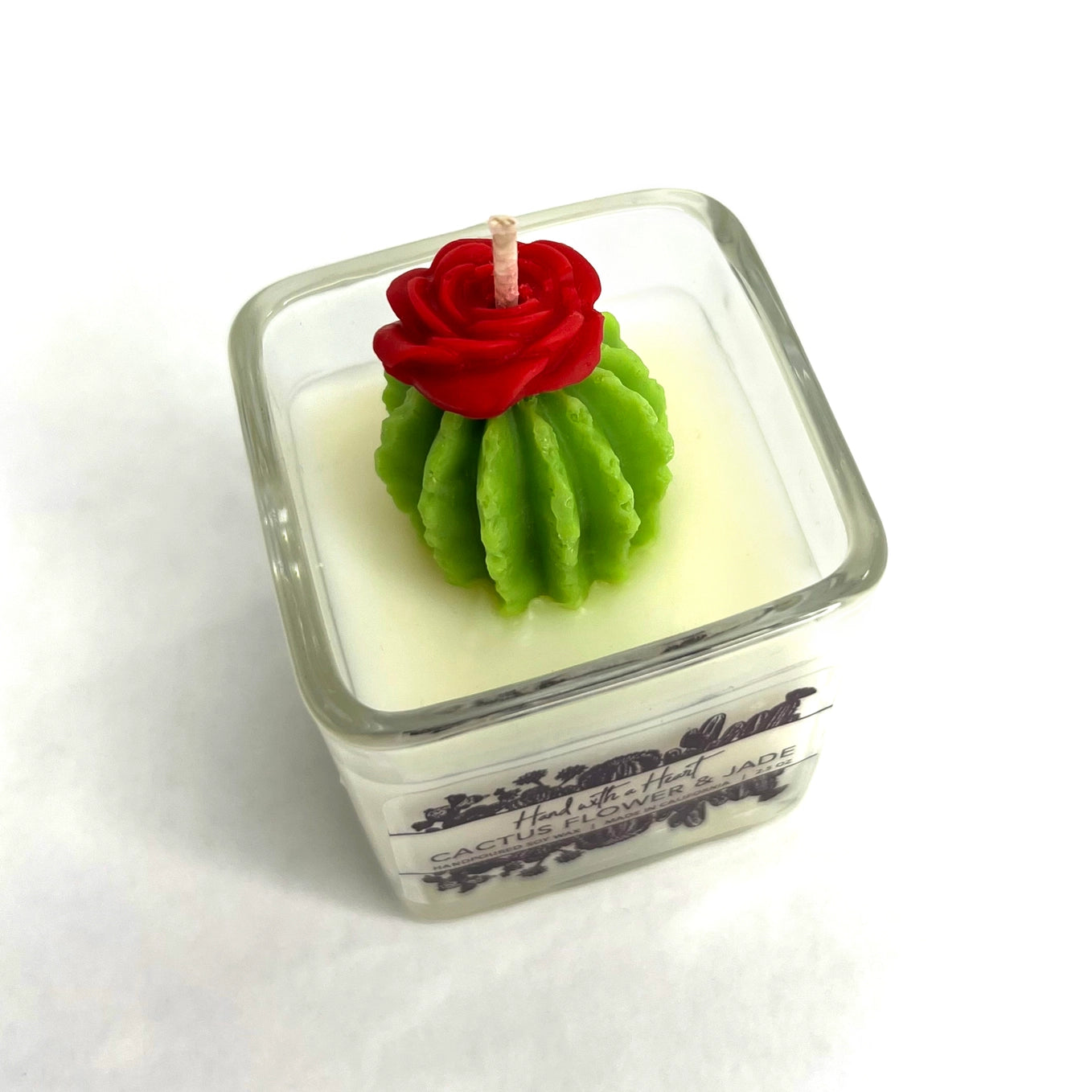 Cactus Flower & Jade Candle