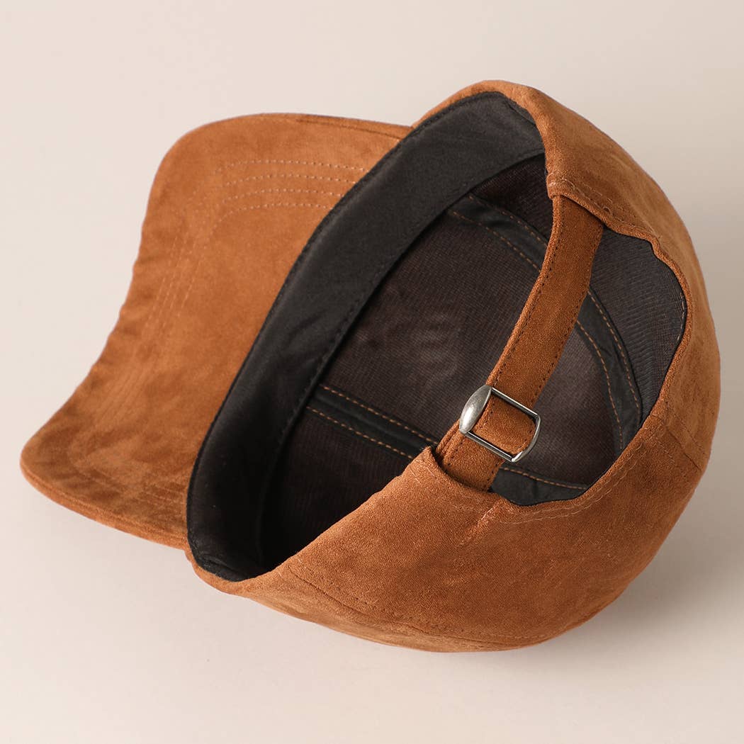 Howdy Darlin Chenille Patch Suede Baseball Cap