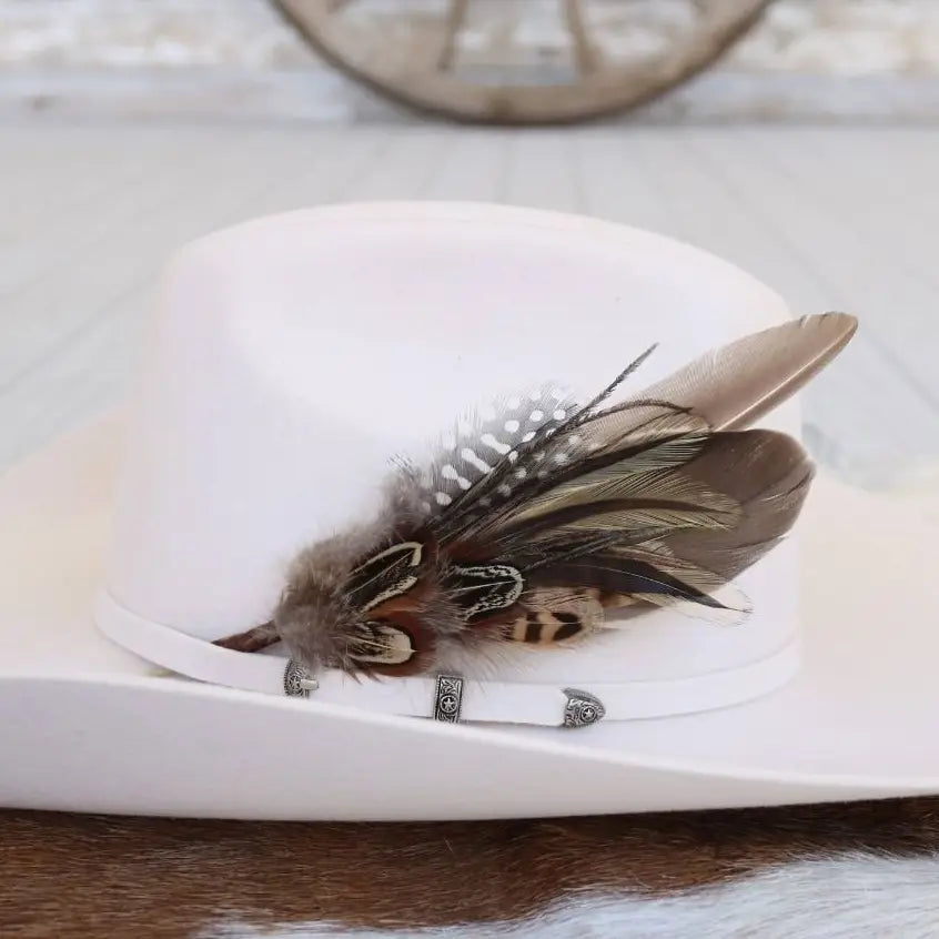 Feather Hat Accent - Sorrel