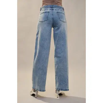 Bow Straight Leg Jeans