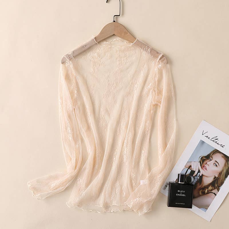 Lace Mesh Tops
