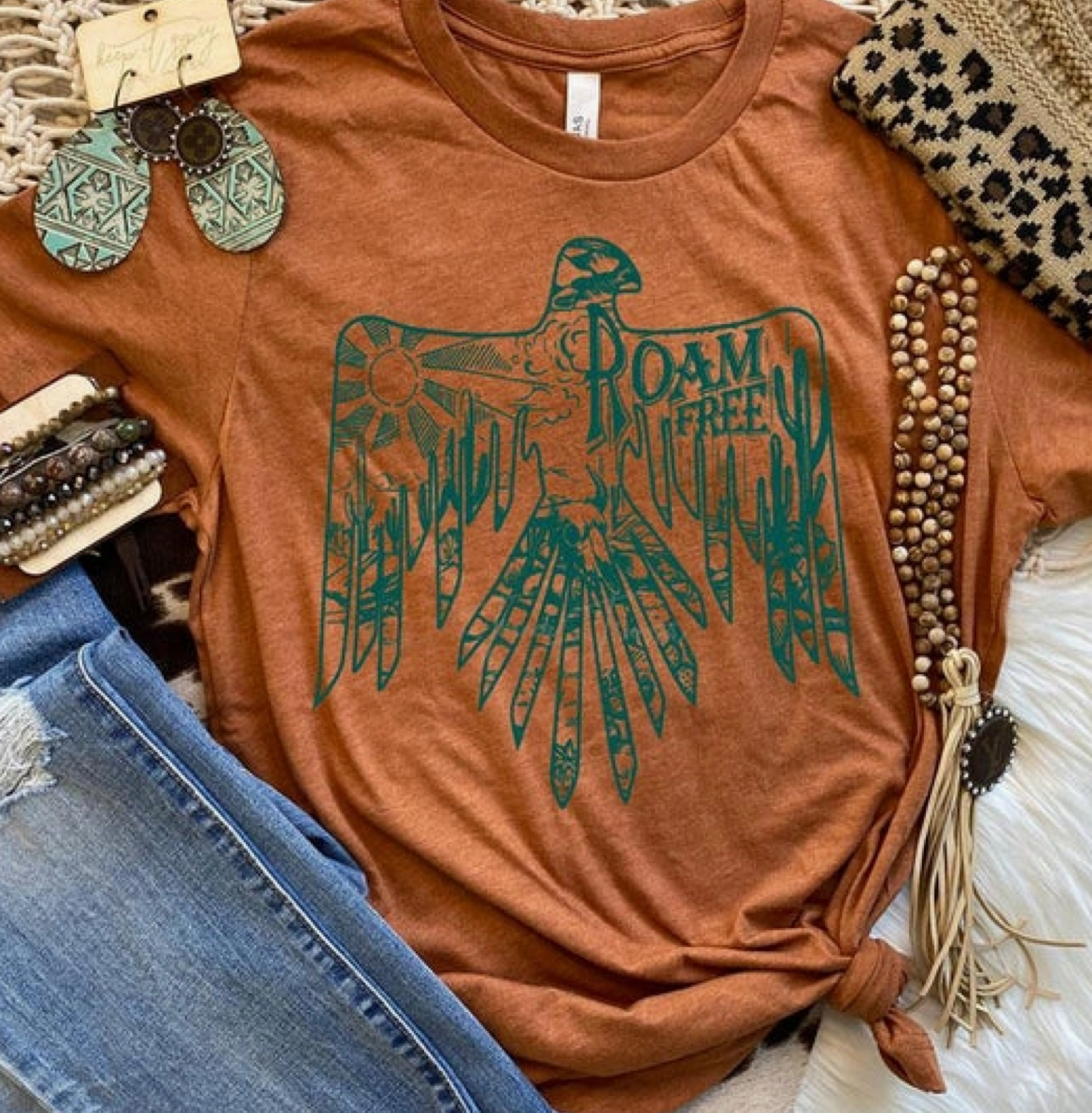 Boho Western Roam Free Tee.png