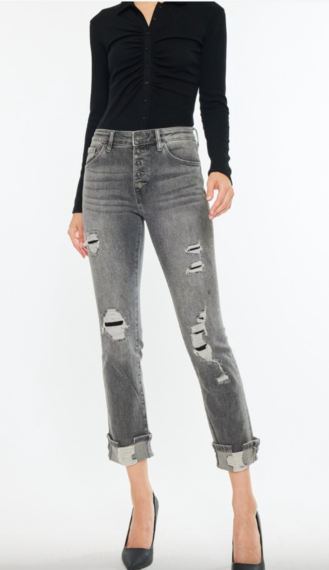 Gray Horizon Skinnies