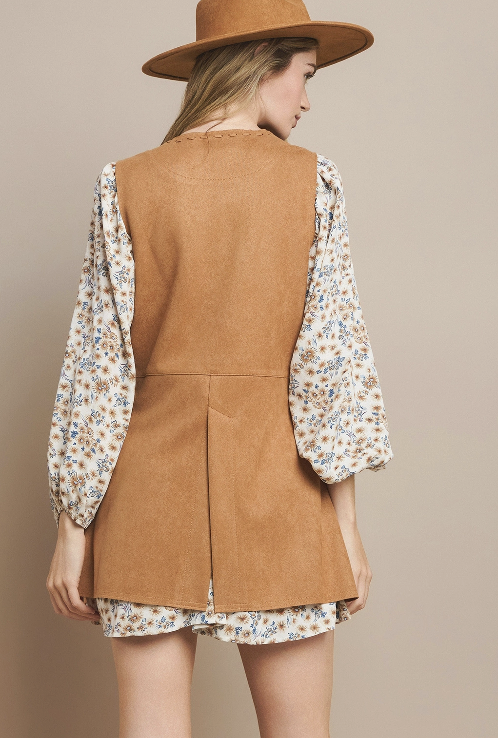 Desert Dawn Suede Vest