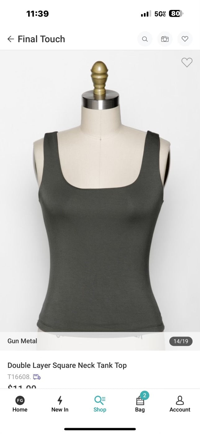 Gun Metal Tank