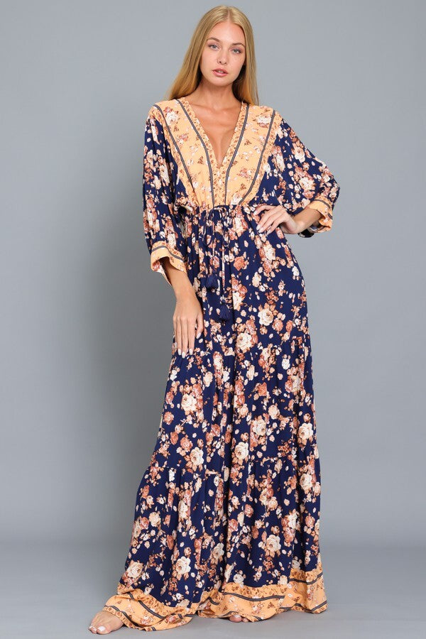 Peach Tide Maxi Dress