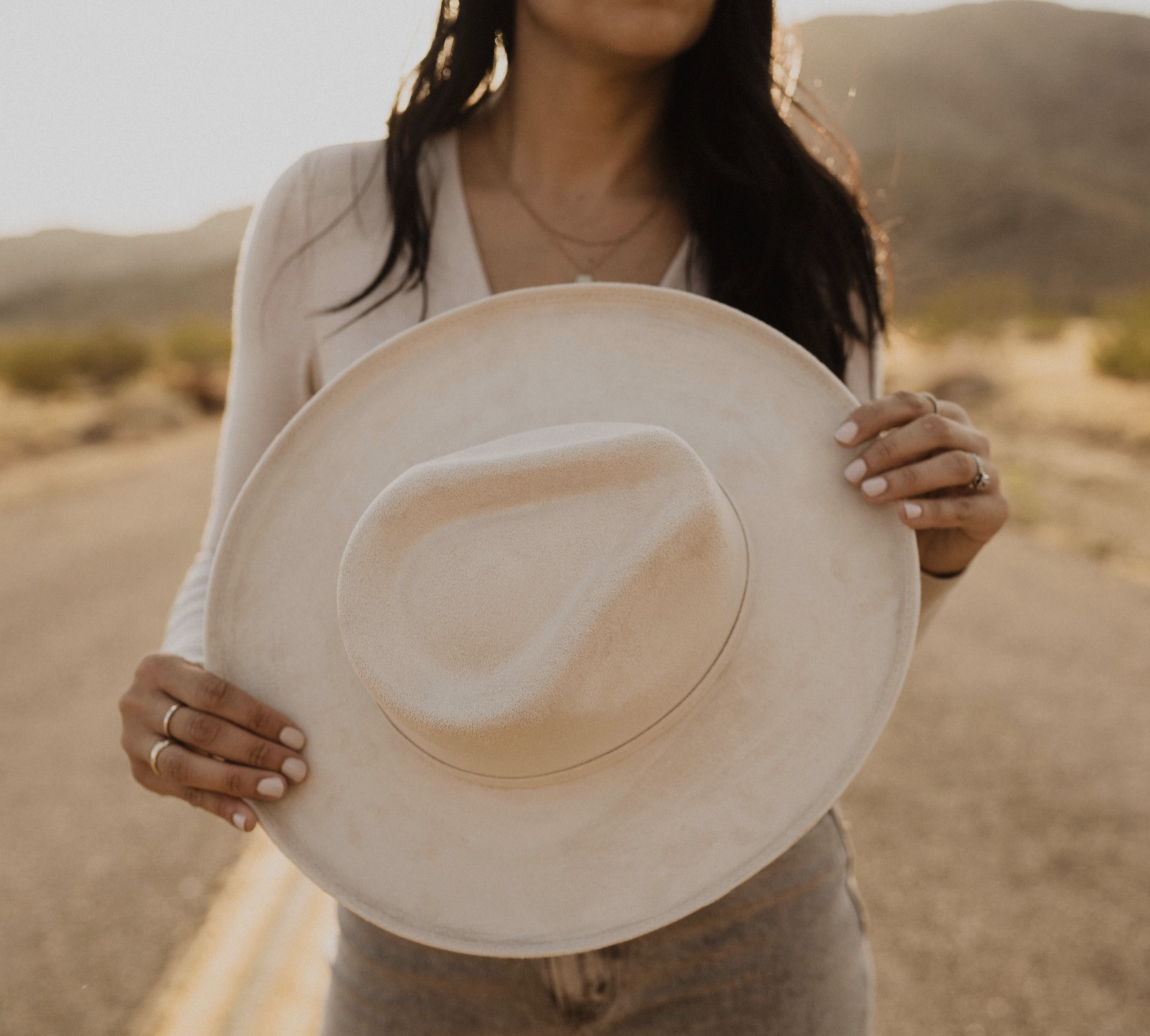 Pencil Curl Brim Fedora Hat