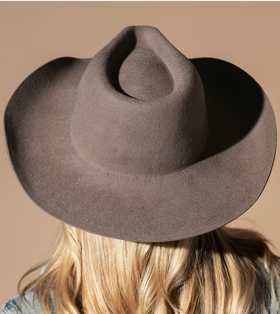 Cowboy Wool Brim Hat
