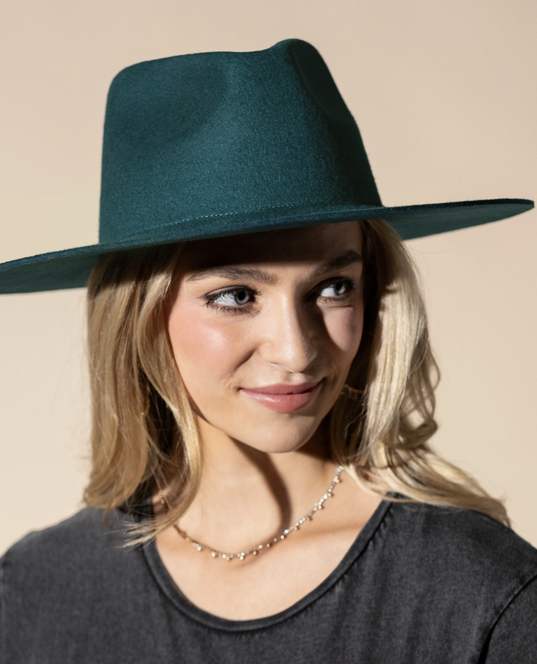 Wool Teardrop Panama Hat