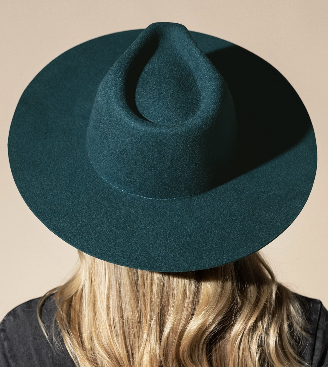 Wool Teardrop Panama Hat