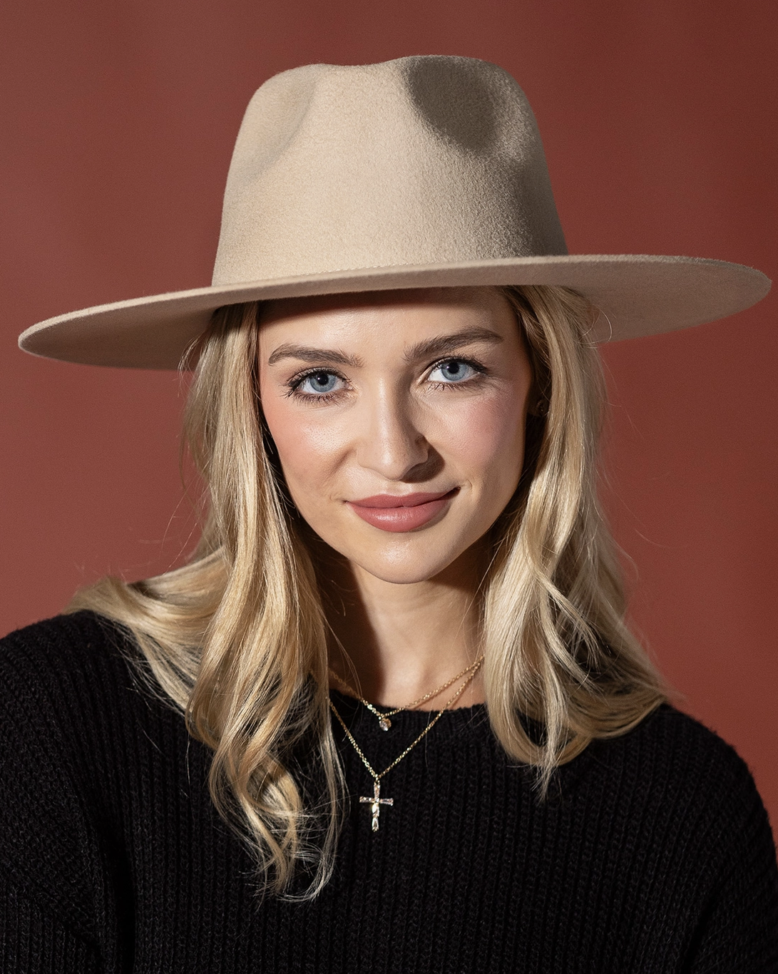 Wool Teardrop Panama Hat