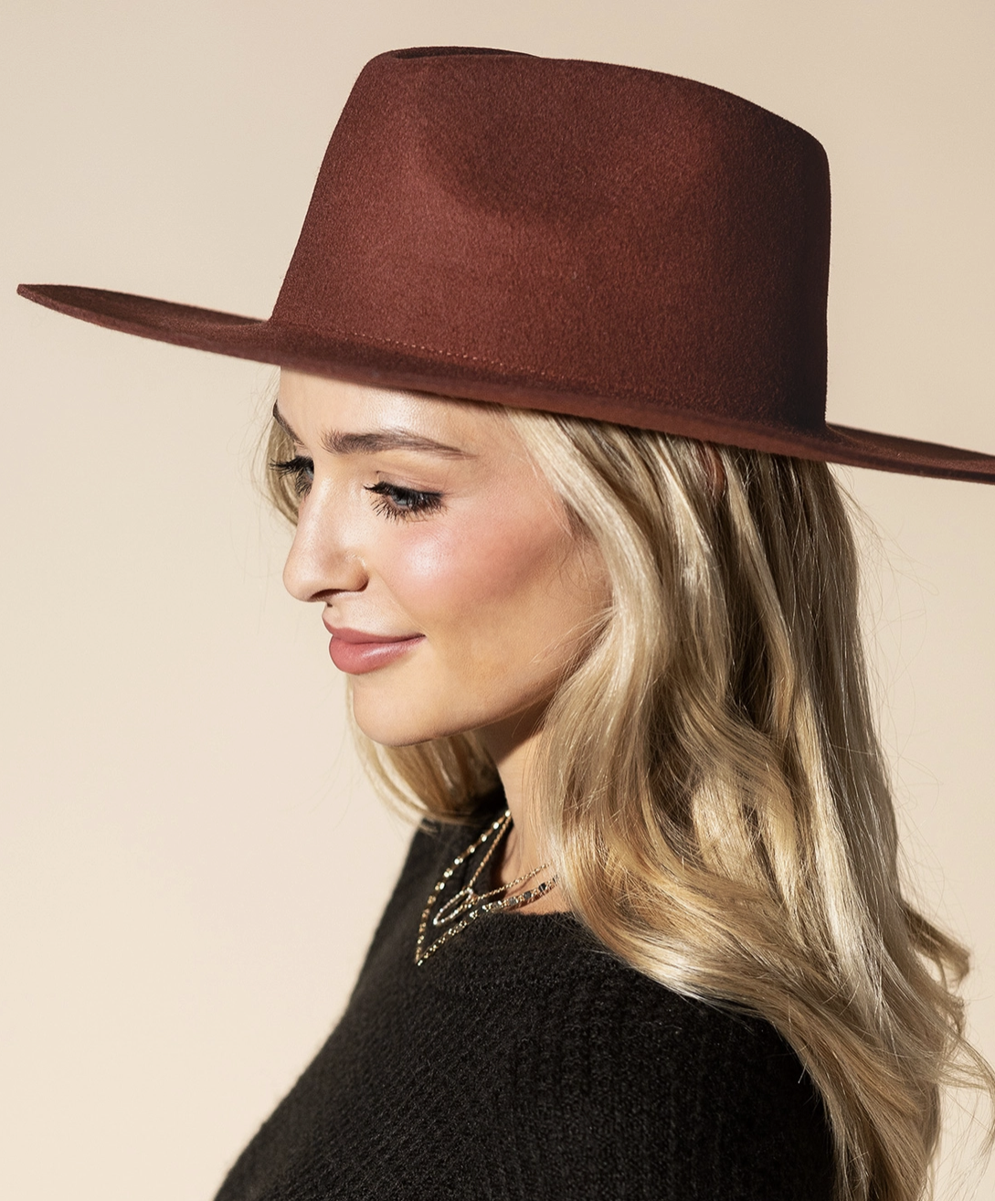 Wool Teardrop Panama Hat