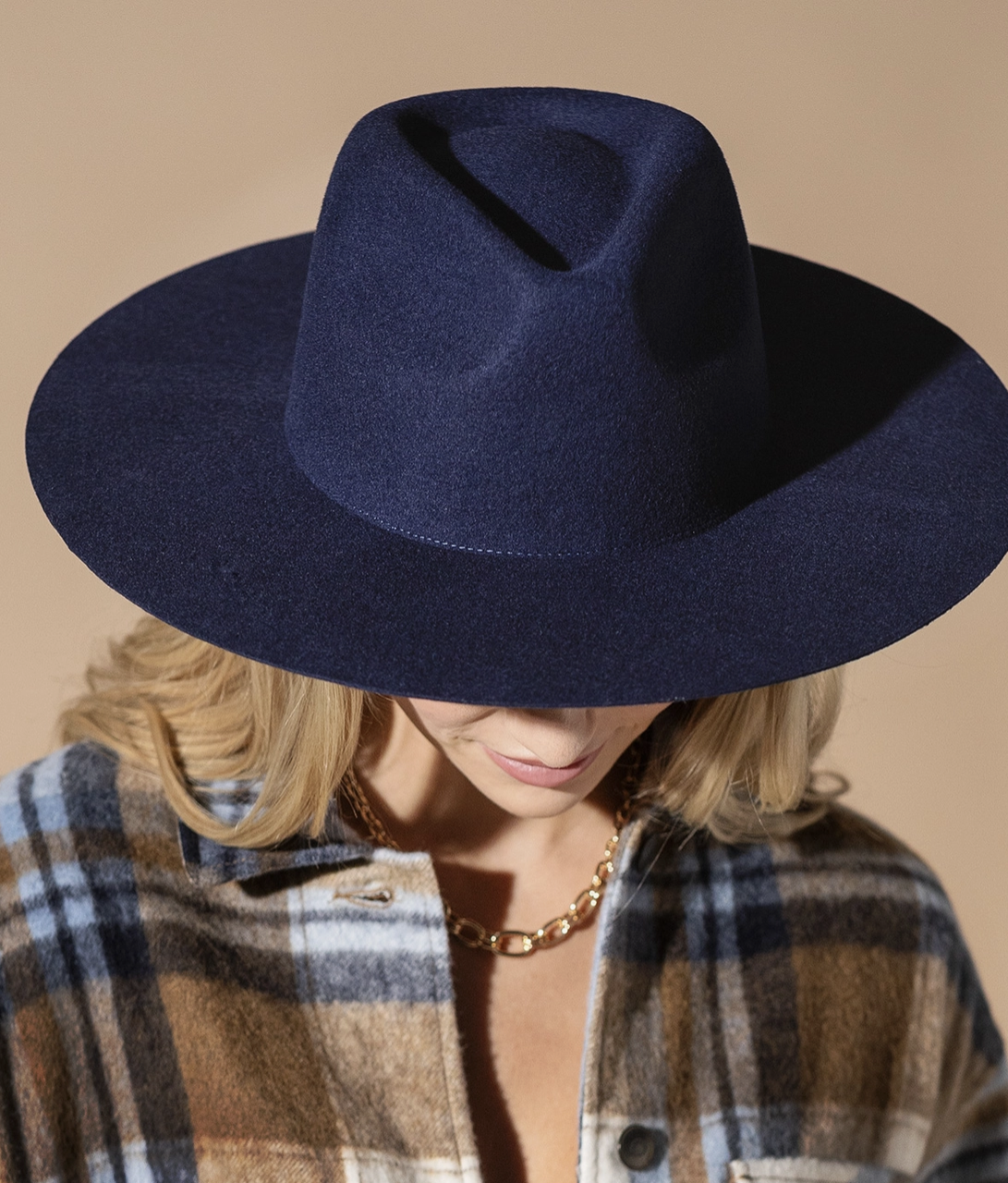 Wool Teardrop Panama Hat
