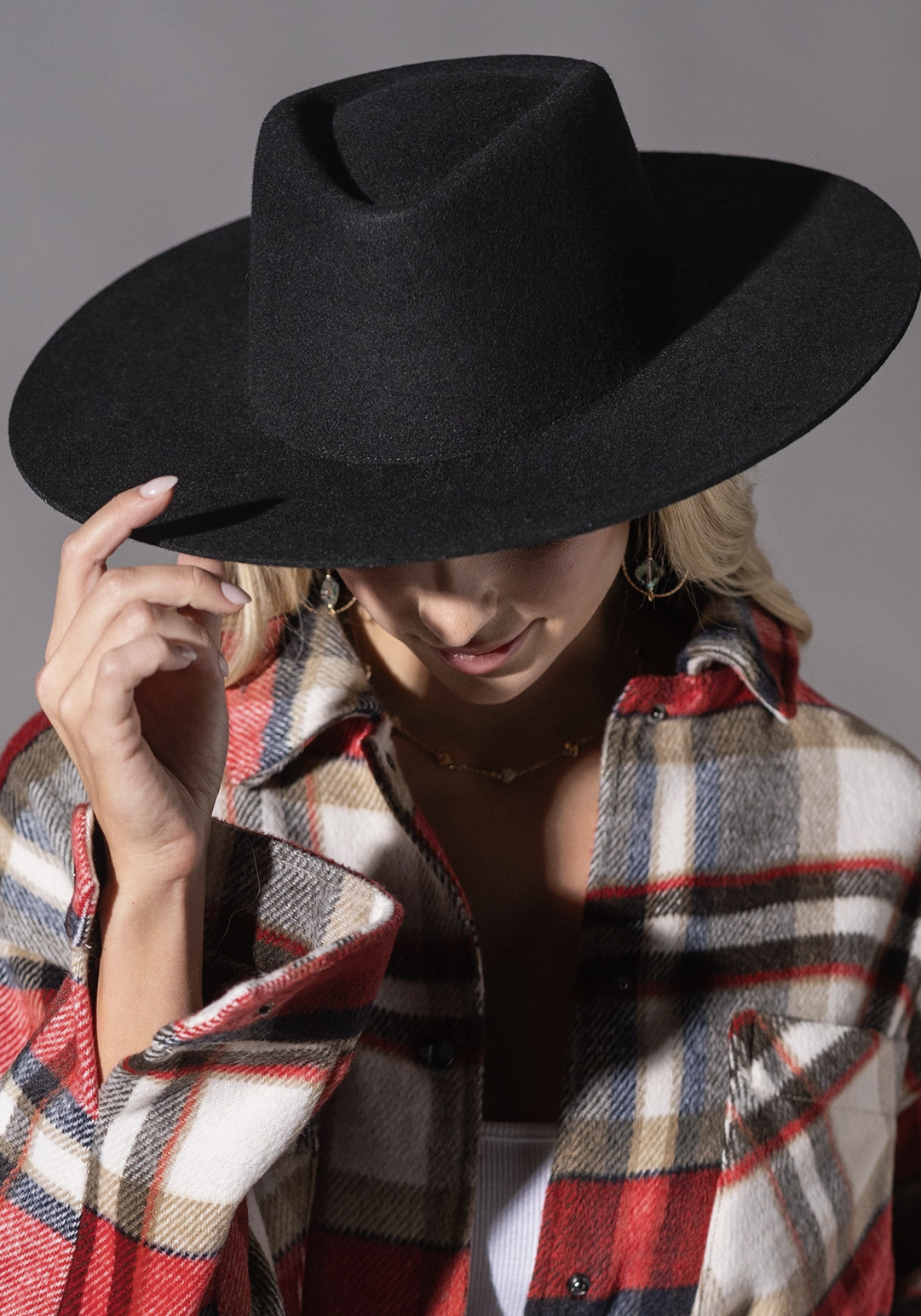 Wool Triangular Panama Hat