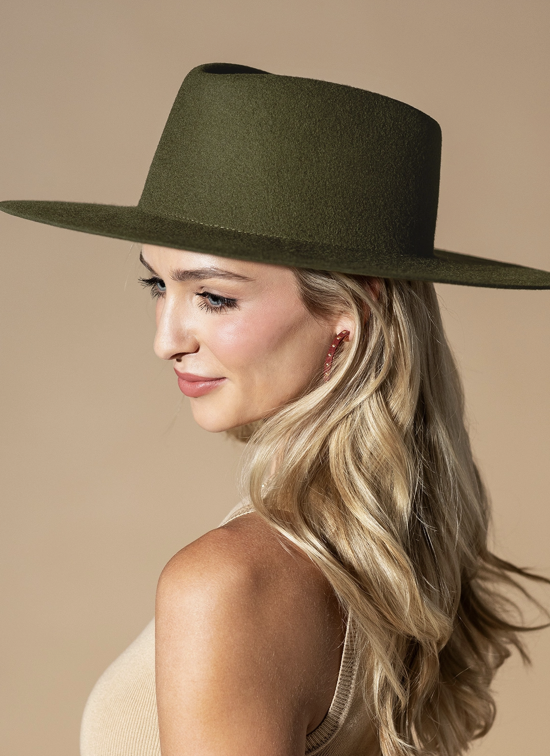 Wool Triangular Panama Hat