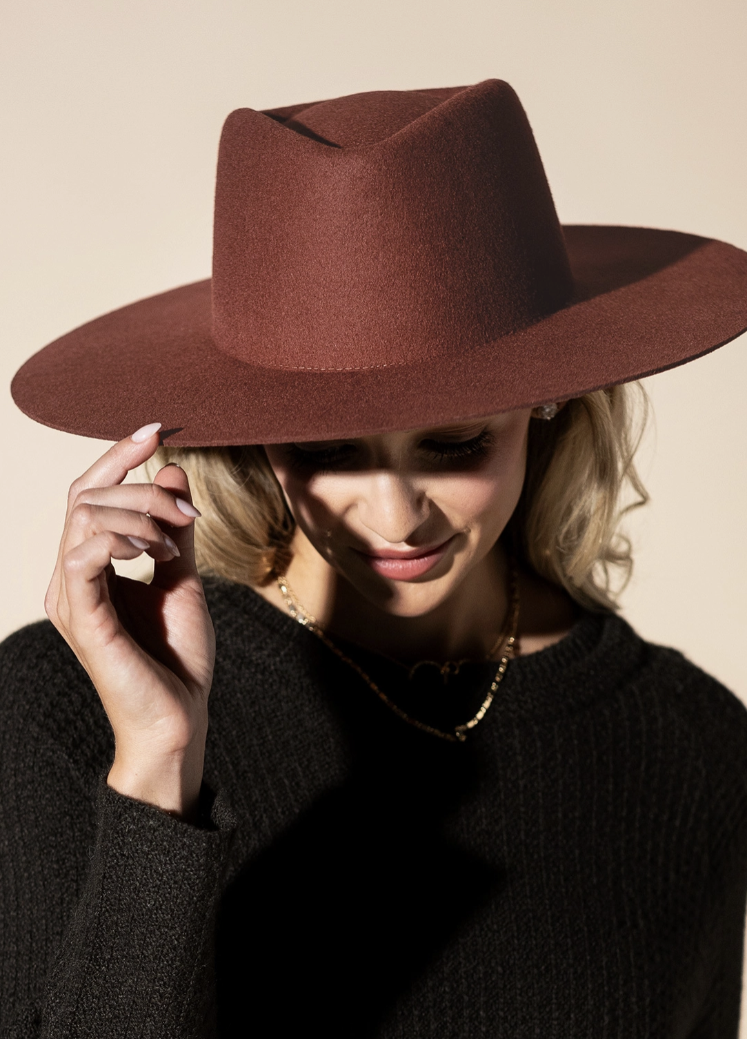 Wool Triangular Panama Hat