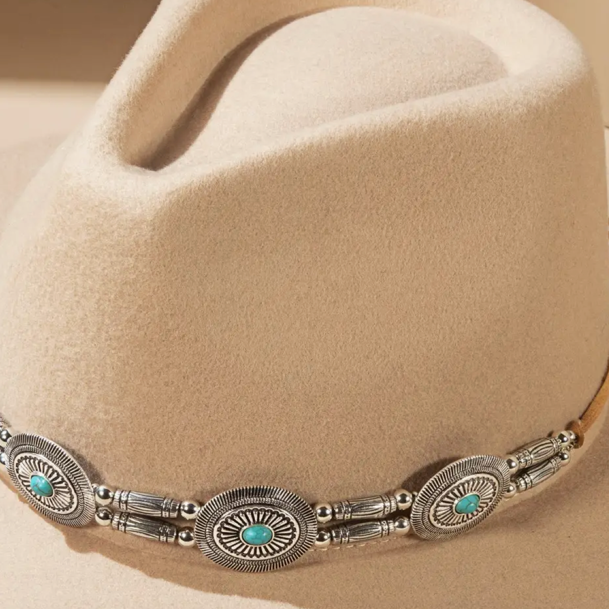 Western Concho Hat Band